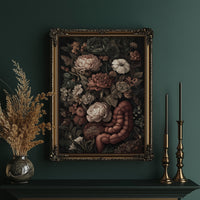 Velvet Blooms Against Midnight Walls