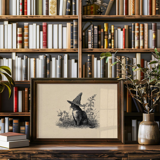 Feline Sorcery Among Meadow Herbs