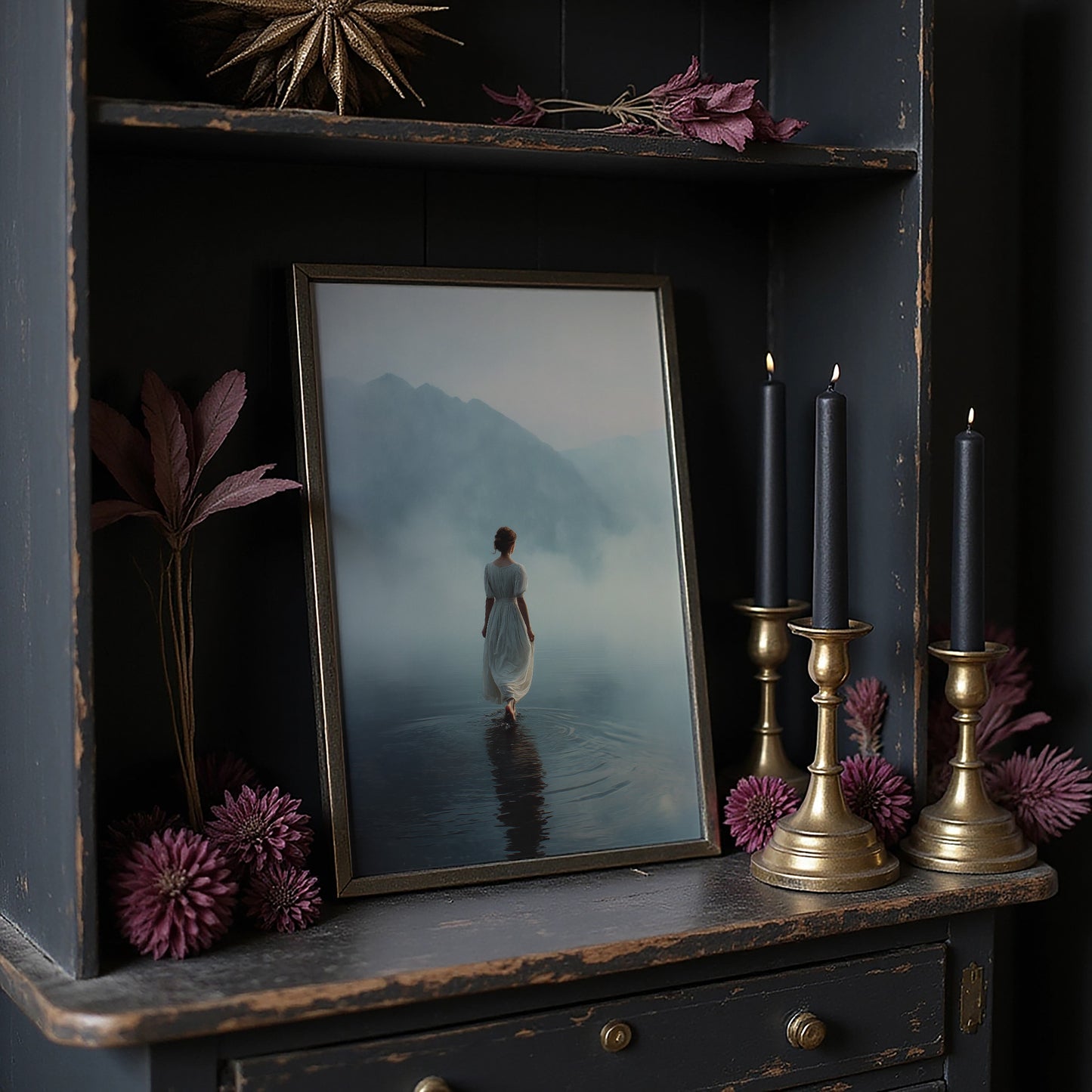 Mist Beckons Across Still Waters