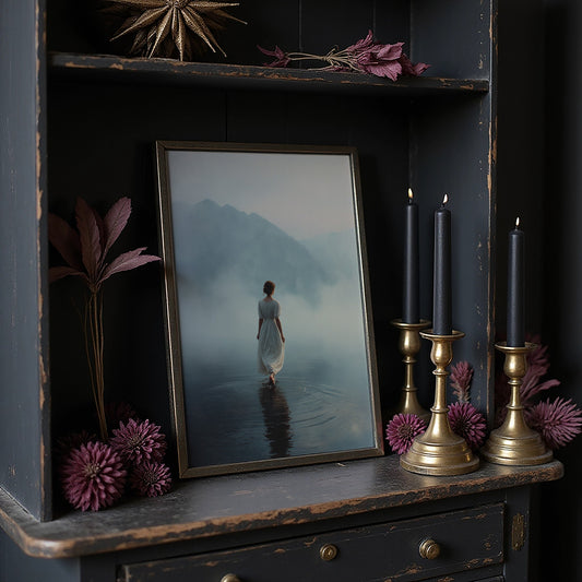 Mist Beckons Across Still Waters
