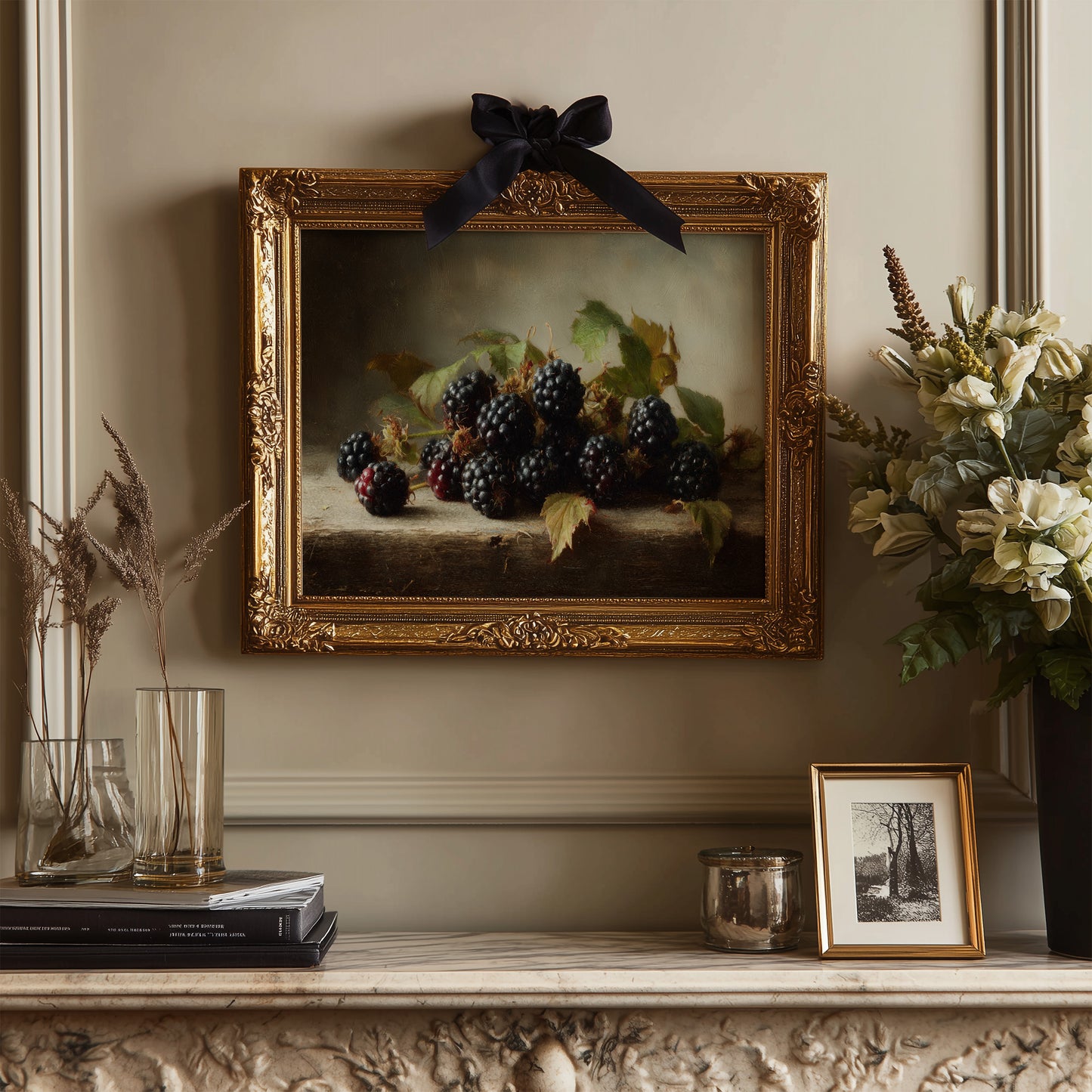 Blackberries Among Literary Treasures