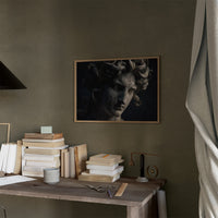 Ancient Faces Among Dusty Tomes