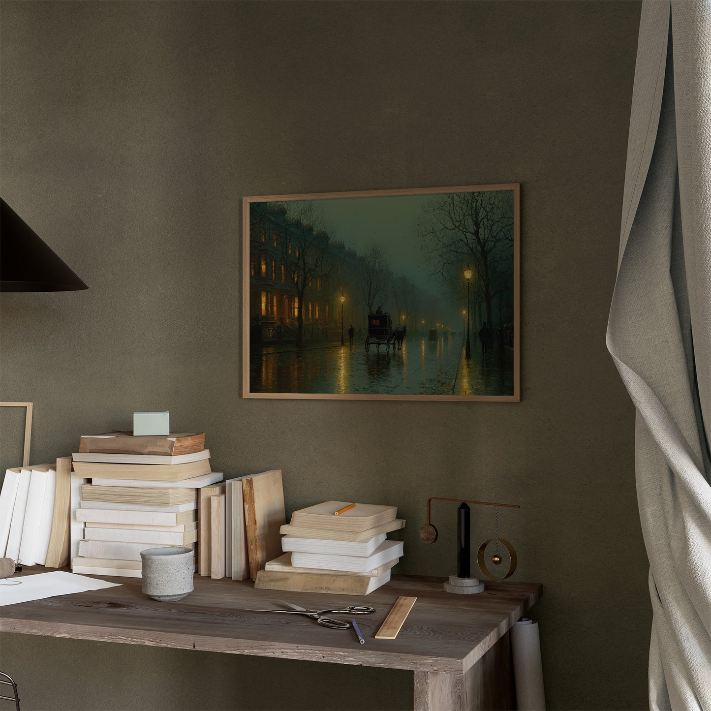 Foggy Streets Await Midnight Carriage