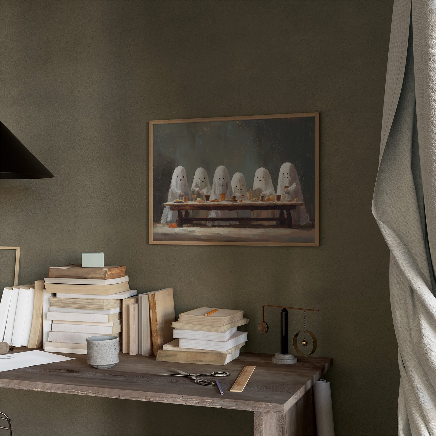 Spectral Feast Among Literary Worlds