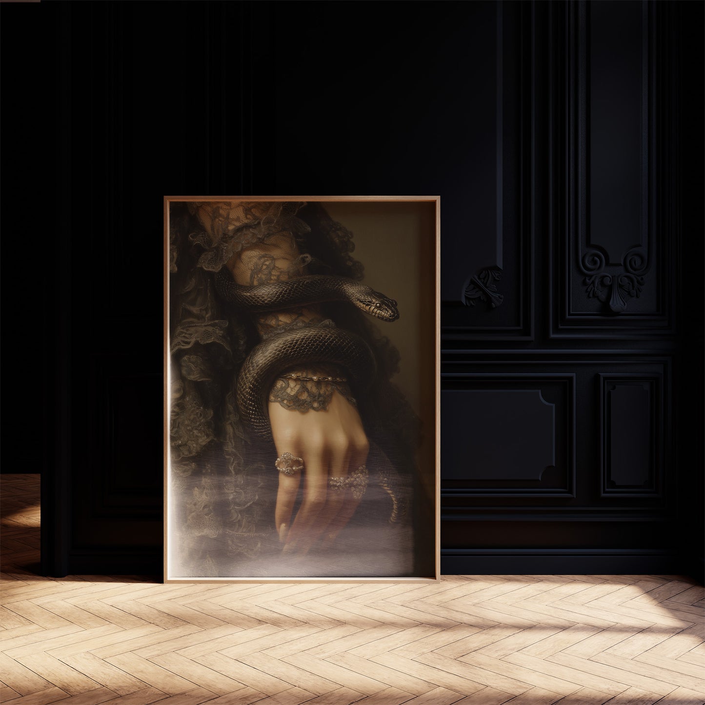 Temptation Coils Through Ancient Lace