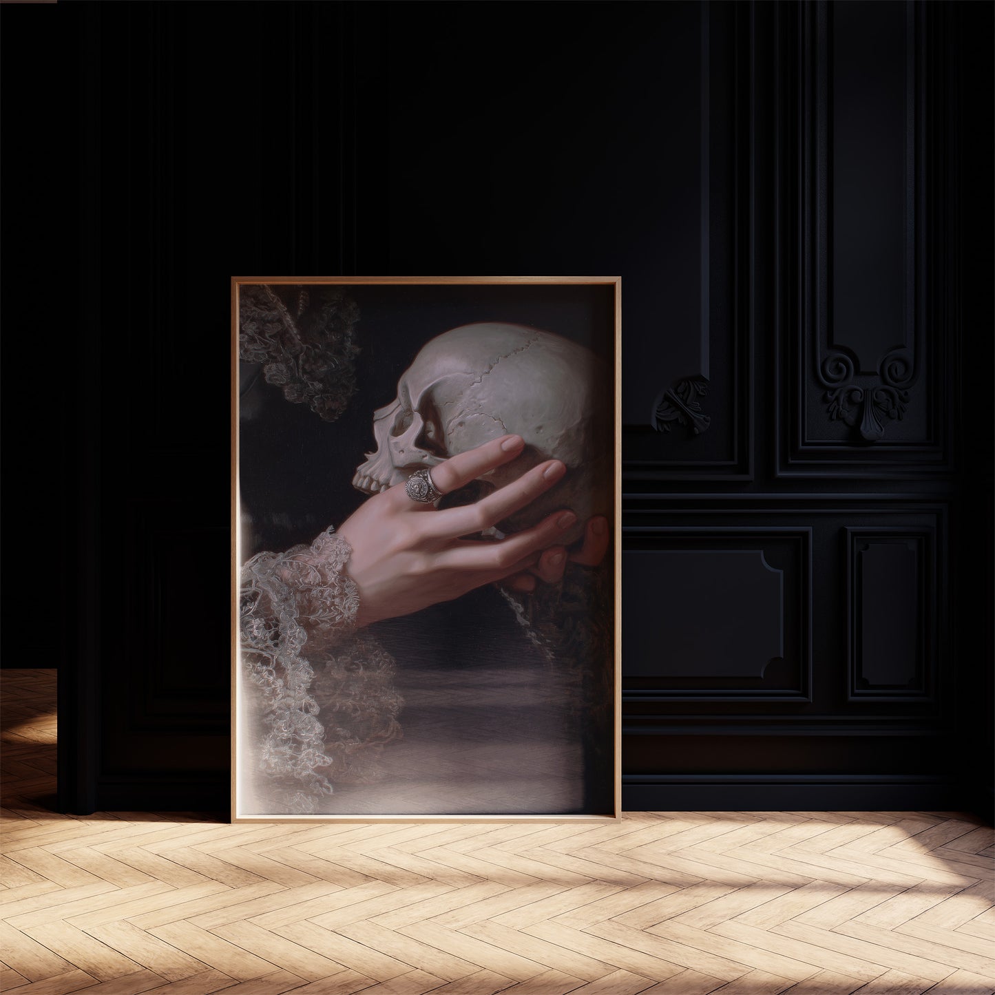Lace Cuffs Hold Mortality Close