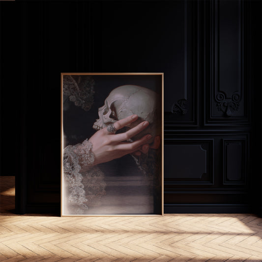 Lace Cuffs Hold Mortality Close