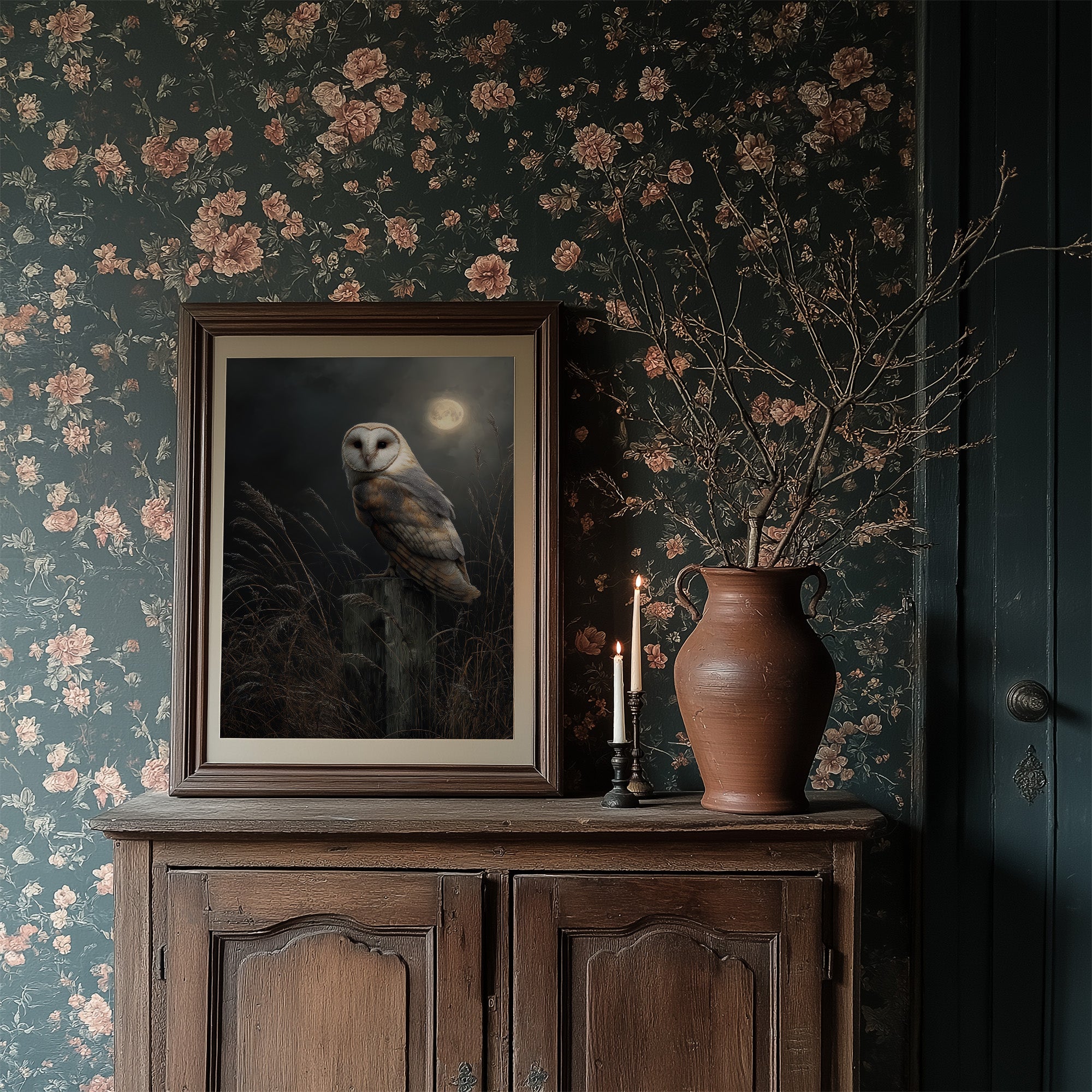 Silent Hunter Under Lunar Glow