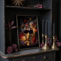 Velvet Hour Between Rose Petals