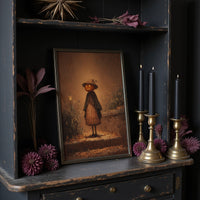 Autumn Sentinel Under Amber Light