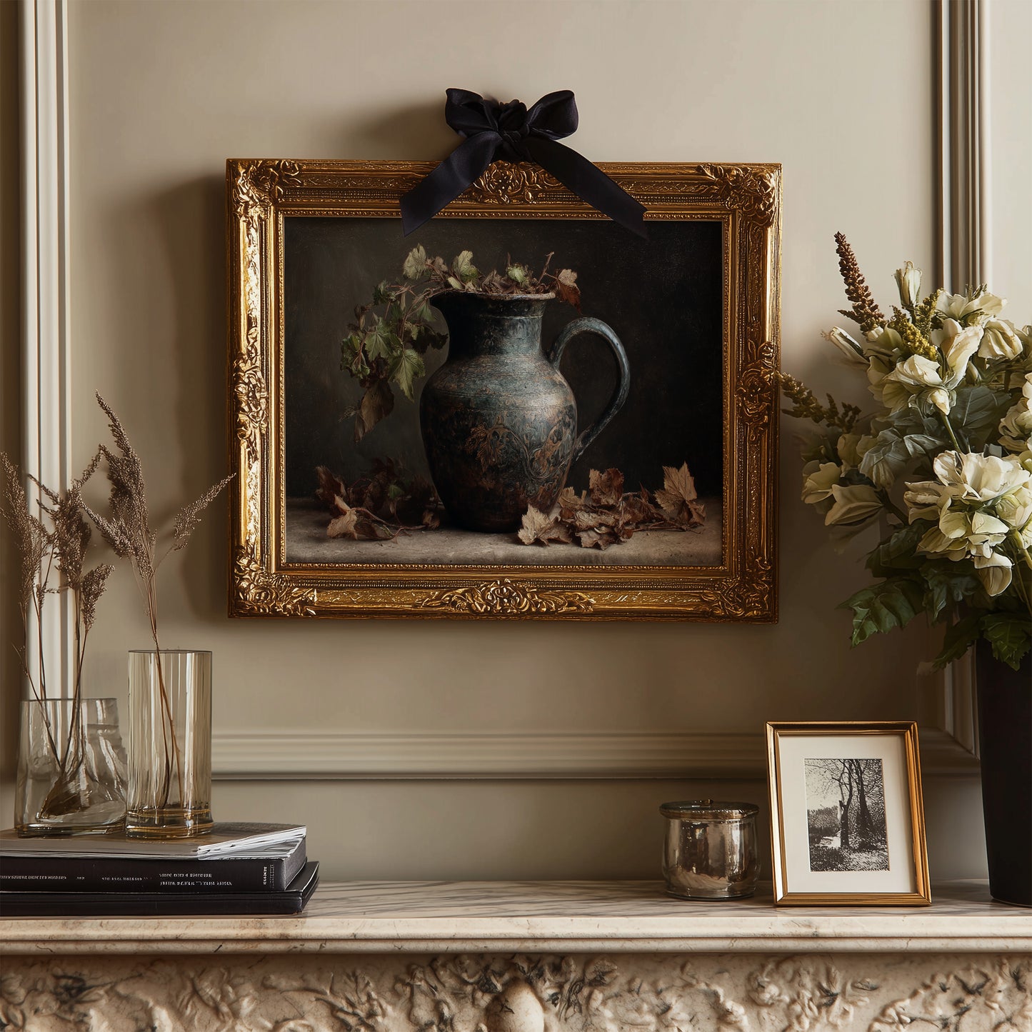 Autumn Leaves Meet Ancient Vessel