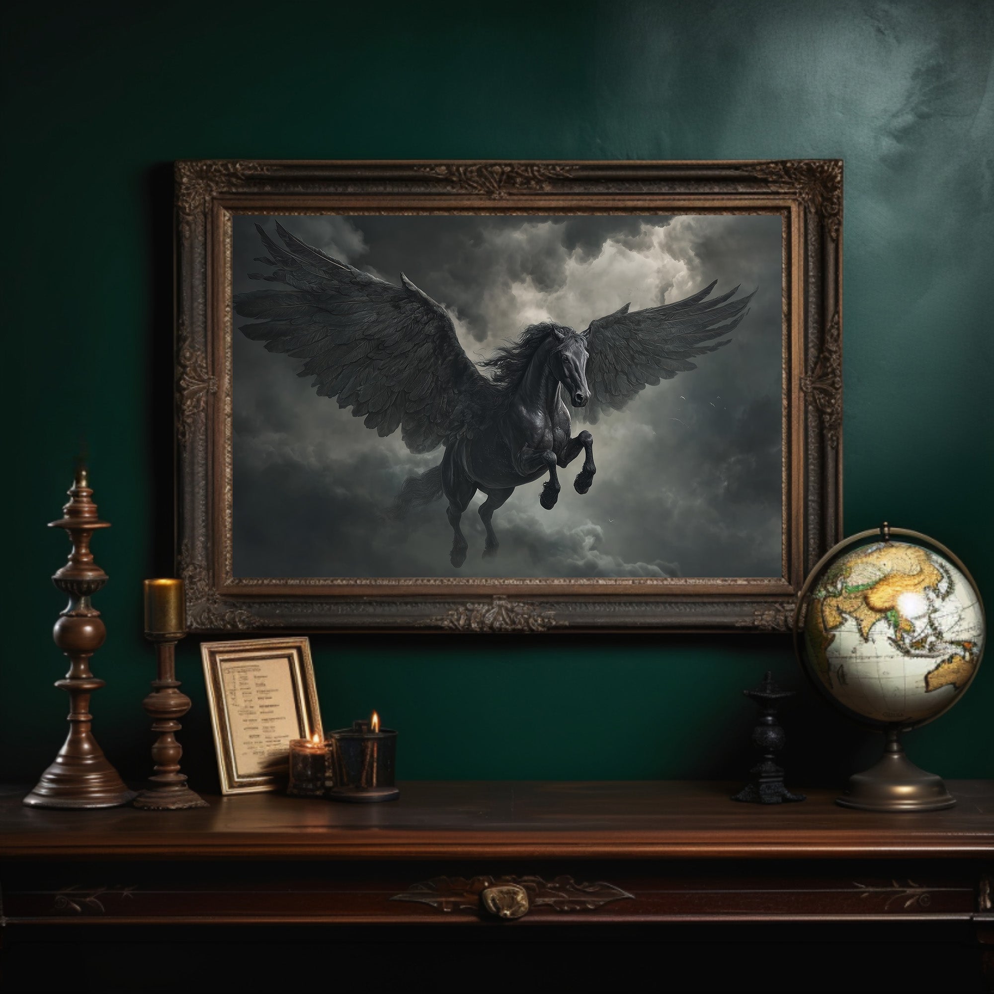 Midnight Stallion Breaks The Sky