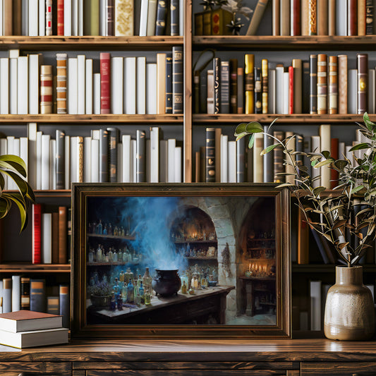 Alchemist's Chamber Breathes Blue Smoke