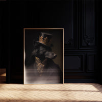 Noble Wolf Wears Midnight Crown