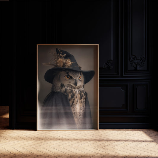 Midnight Sage With Amber Eyes