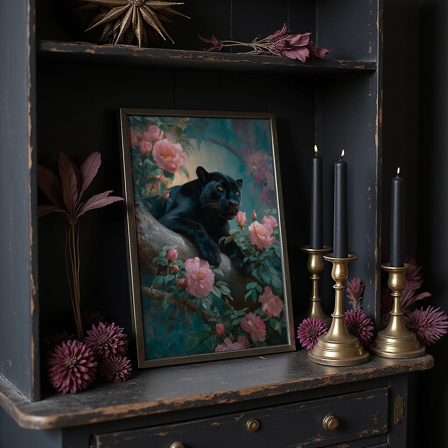 Midnight Among Pink Blossoms