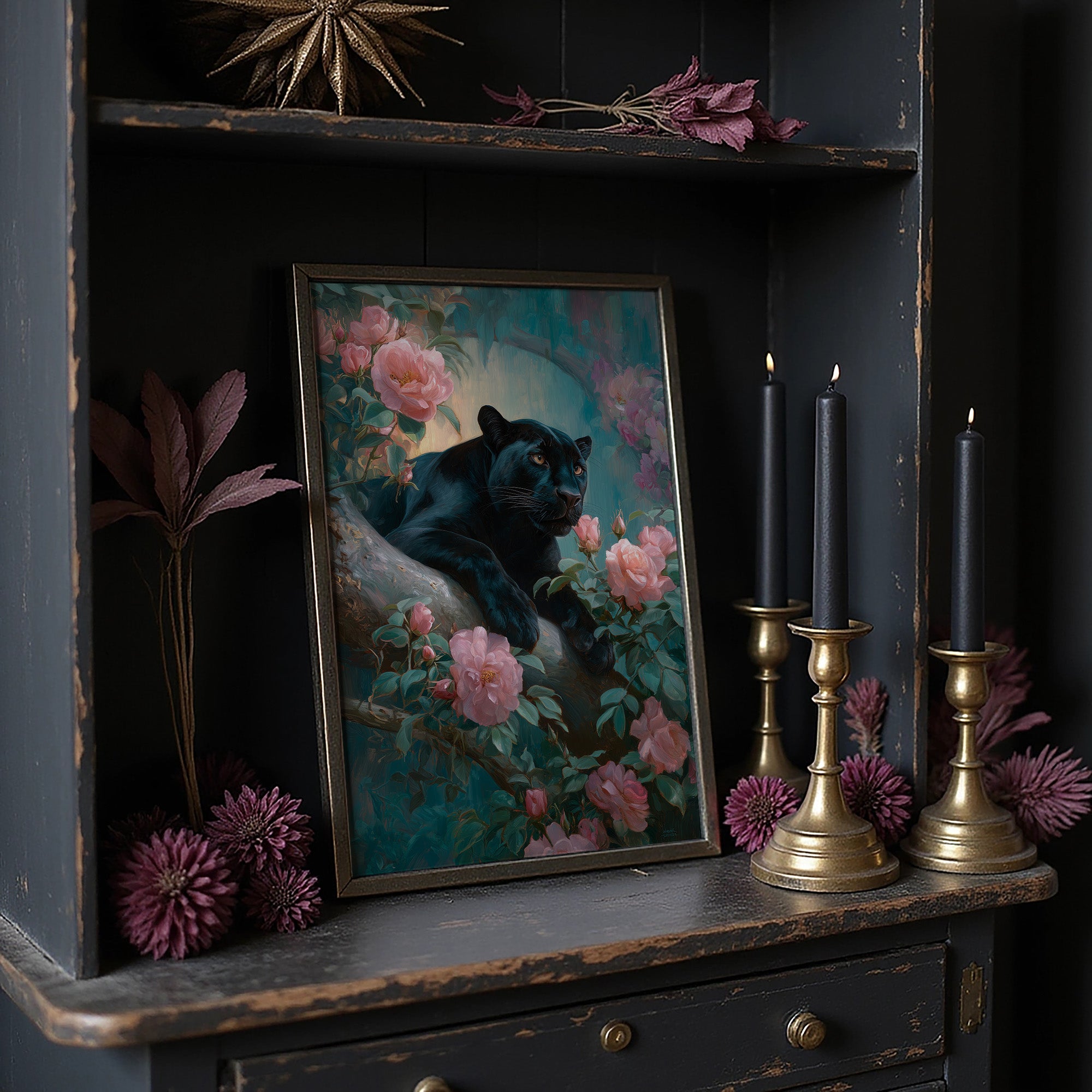 Midnight Among Pink Blossoms