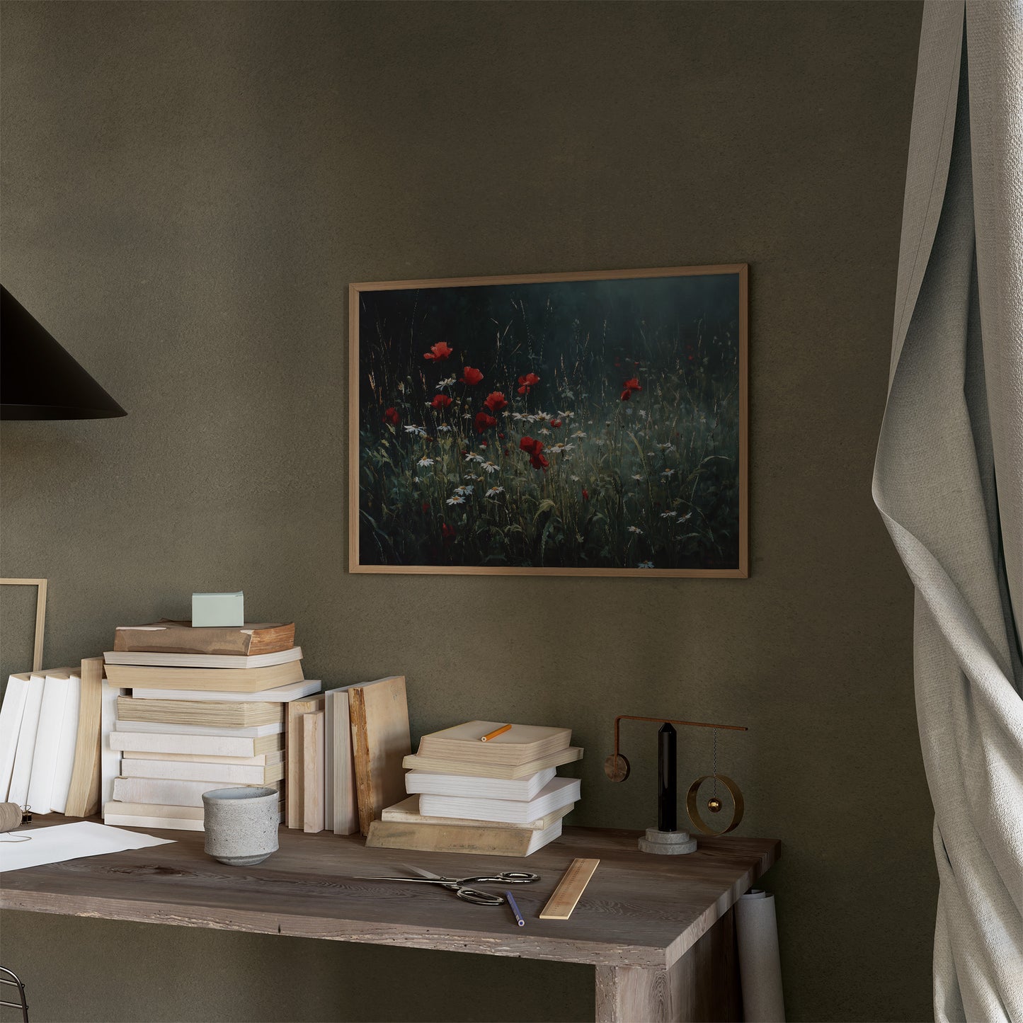 Poppies Dance Among Literary Worlds