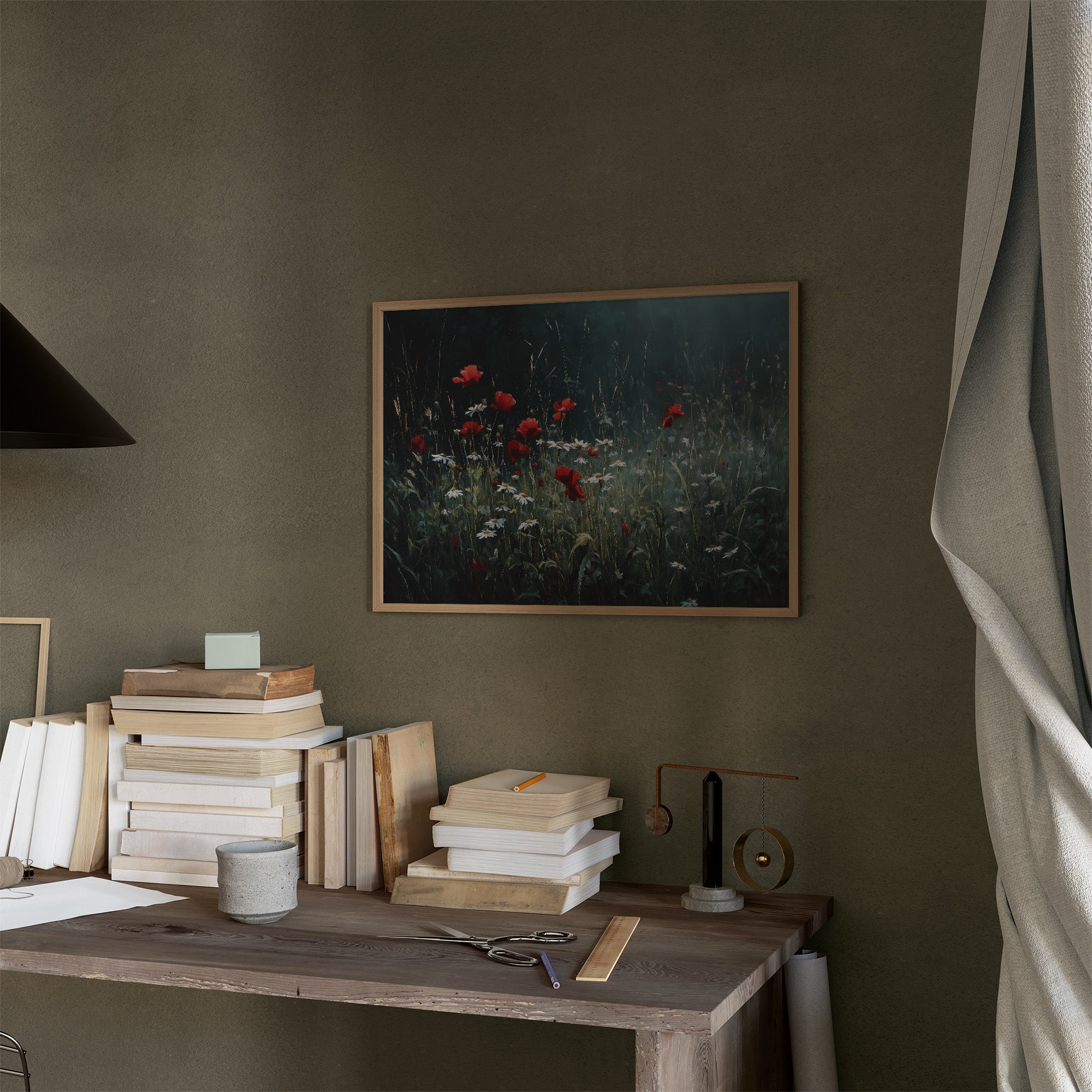 Poppies Dance Among Literary Worlds