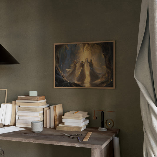 Ancient Dance In Golden Light