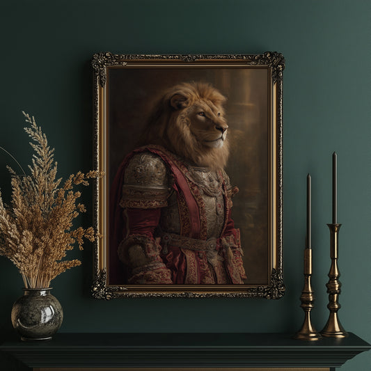 Noble Mane In Royal Attire
