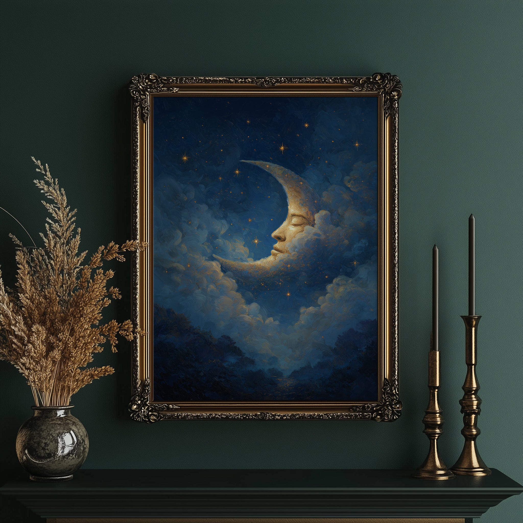 Crescent Dreams Among Midnight Stars