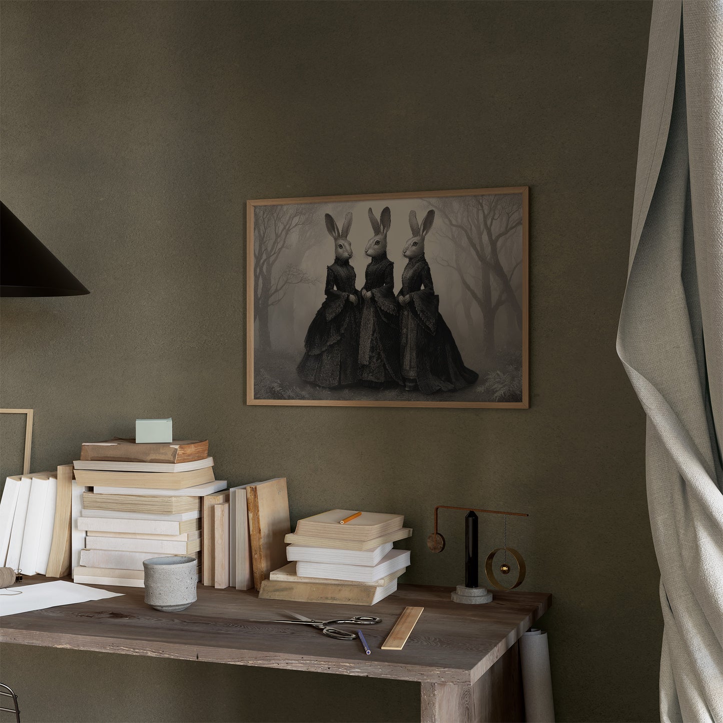 Victorian Hares Tell Forest Tales