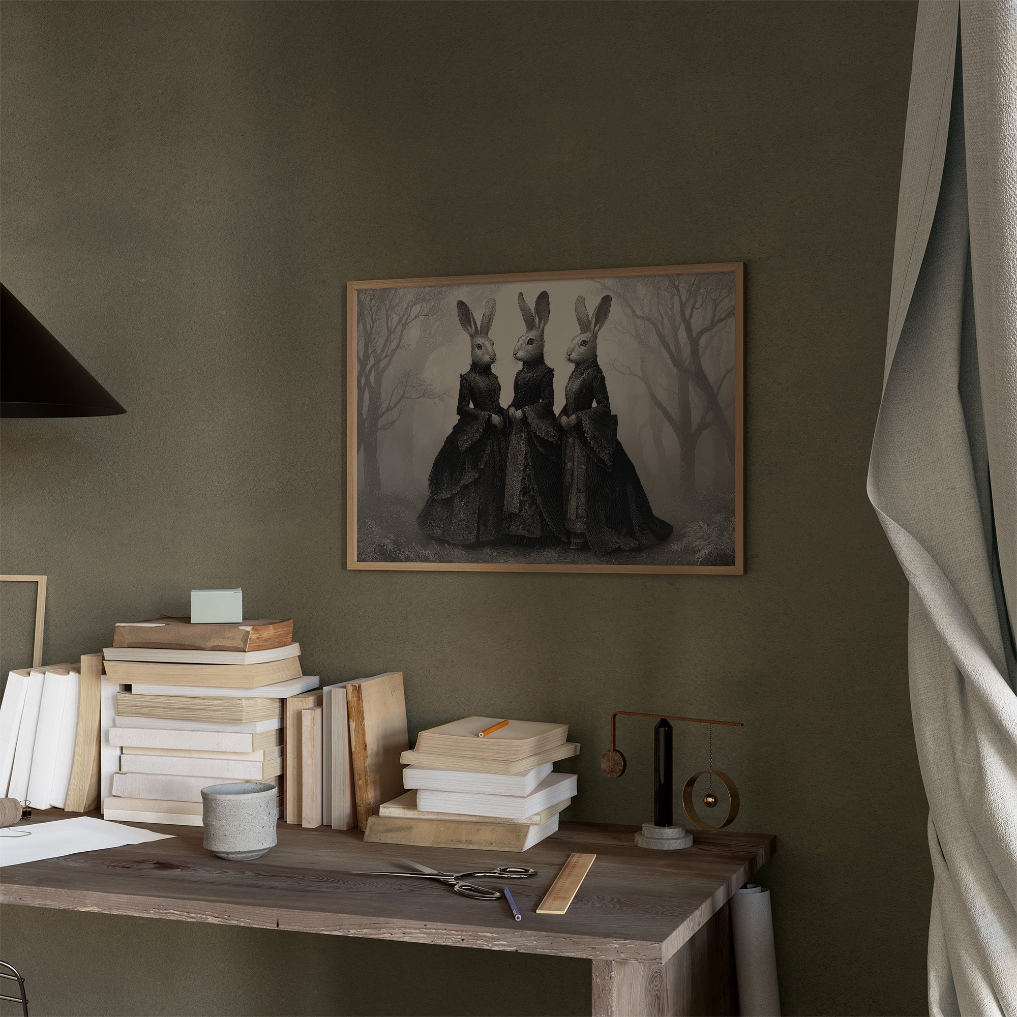 Victorian Hares Tell Forest Tales