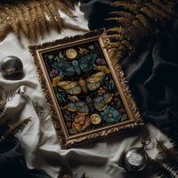 Midnight Moths Chase Celestial Dreams