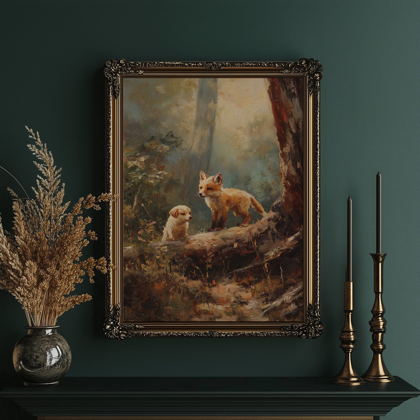 Forest Friends Find Fallen Pine