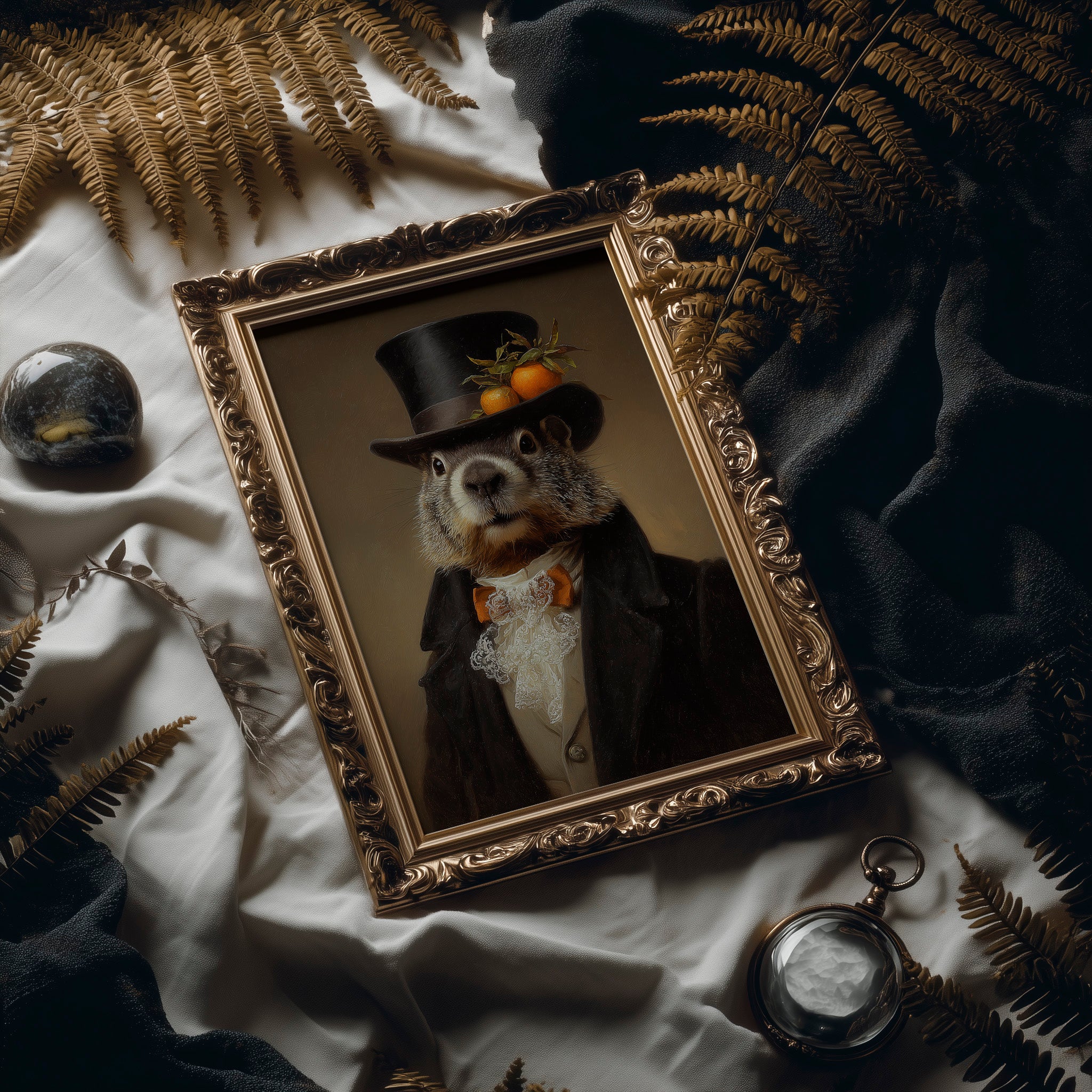 Dapper Marmot With Citrus Crown