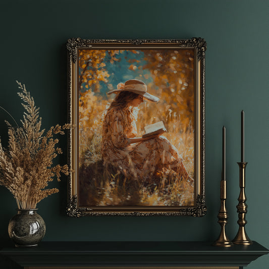 Golden Hour Among Forgotten Pages