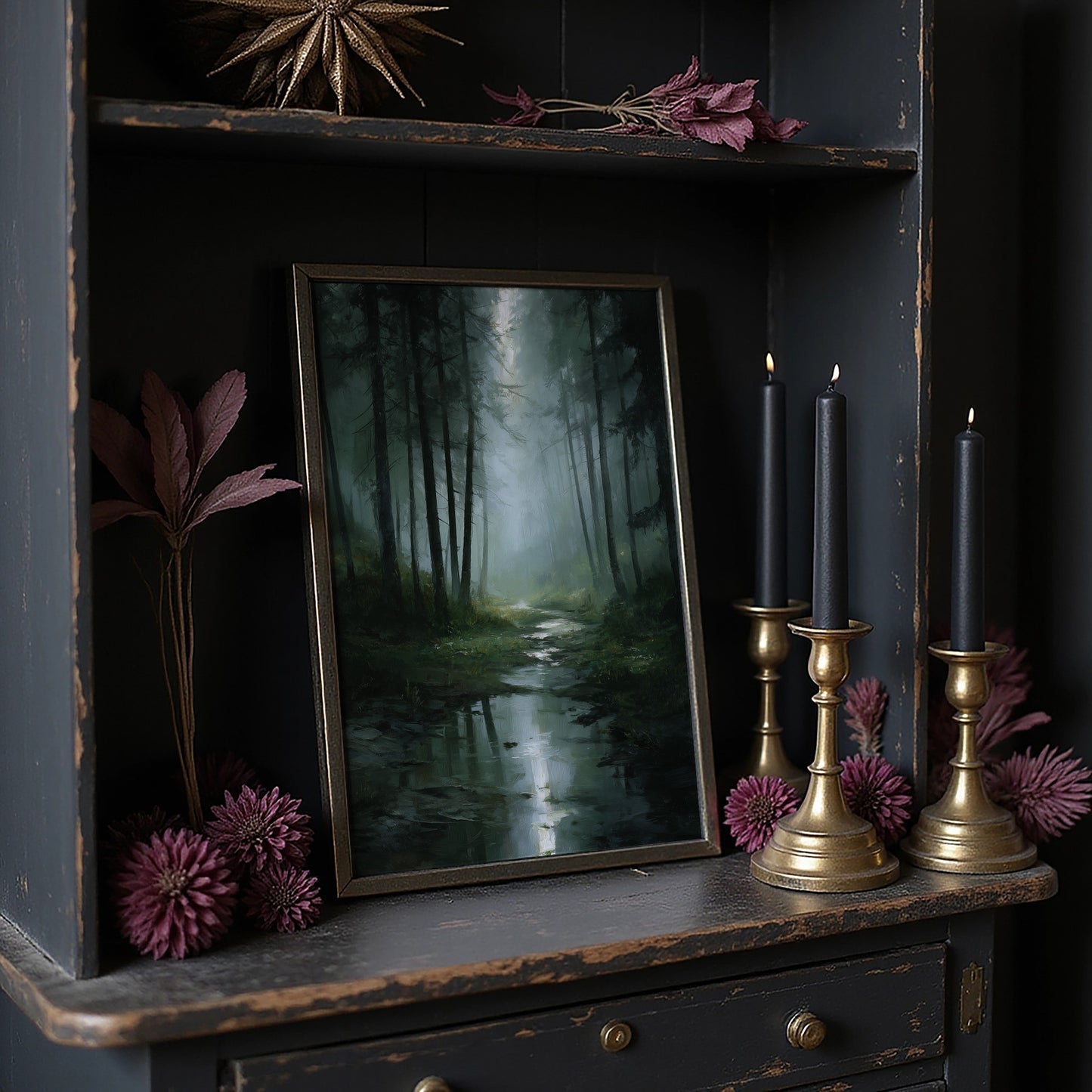 Mist Beckons Through Ancient Pines