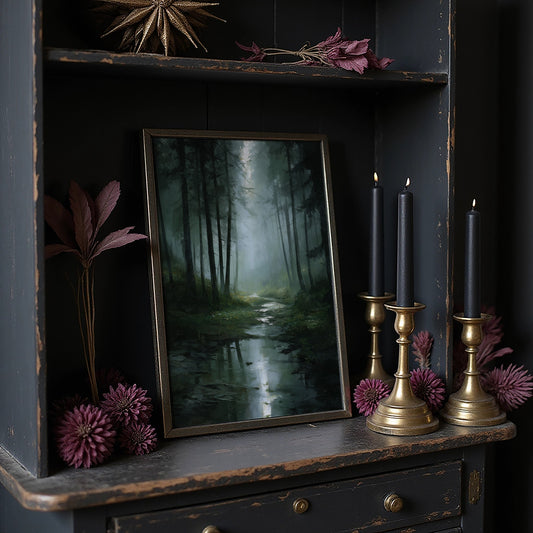 Mist Beckons Through Ancient Pines