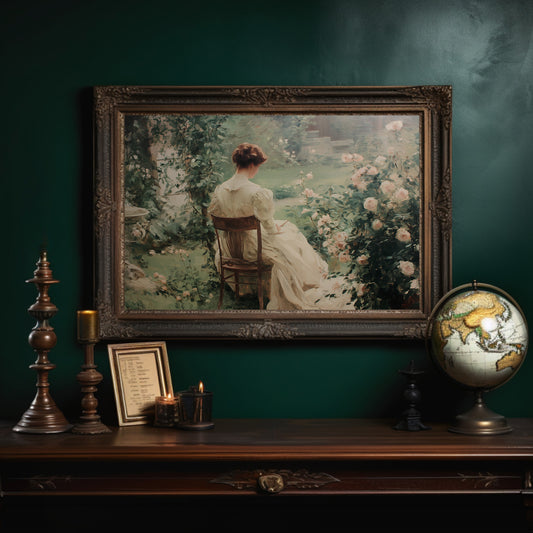 Garden Portrait Among Literary Worlds