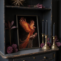 Phoenix Rising From Open Palms