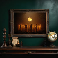 Ancient Circle Under Harvest Moon