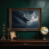 Storm Dragon Rises From Clouds