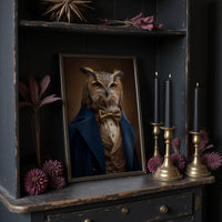 Nocturnal Gentleman's Piercing Gaze