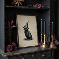 Midnight Familiar In Pointed Hat