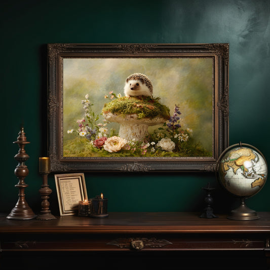 Tiny Guardian Of Mossy Throne