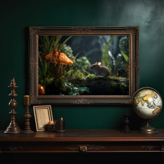 Tiny Explorer Meets Fairy Mushroom