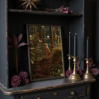 Midnight Scholar Among Ancient Pages