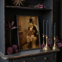 Distinguished Amphibian's Morning Ritual