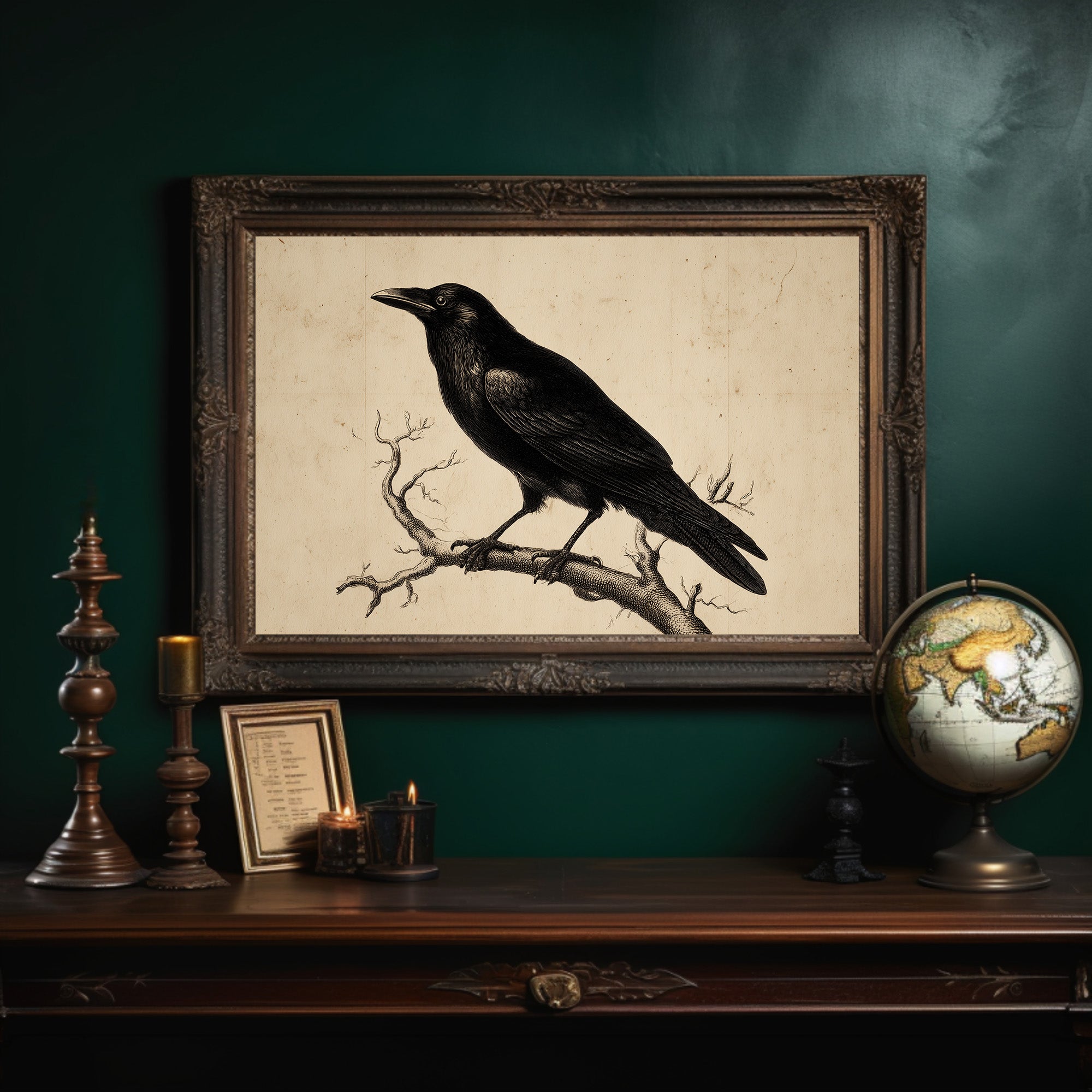 Raven Among Literary Companions