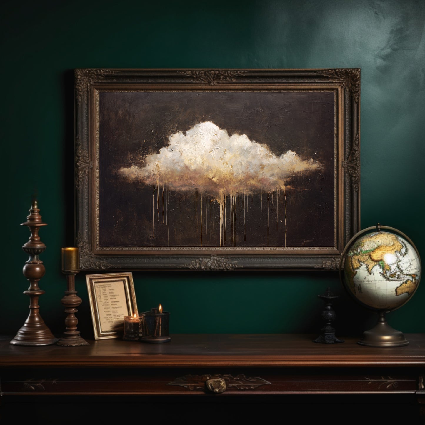 Floating Memory Against Dark Sky