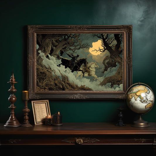 Riders Chase Amber Moon Light