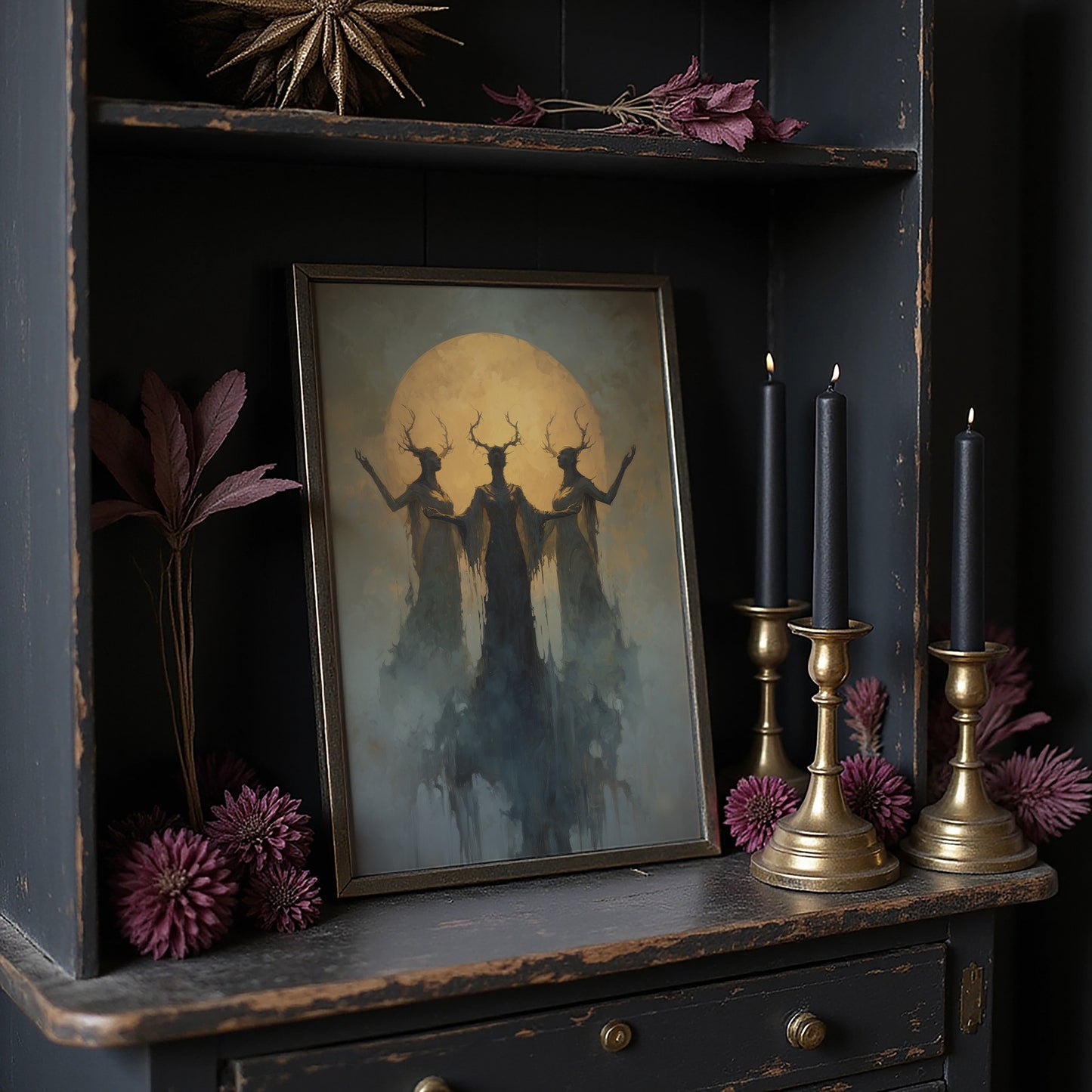 Ancient Rites Under Harvest Moon