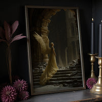 Ancient Halls Await Her Flight