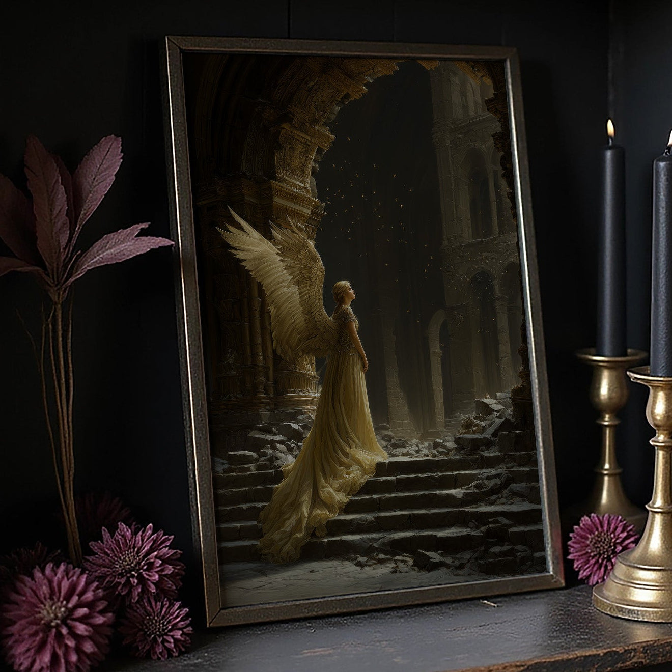 Ancient Halls Await Her Flight